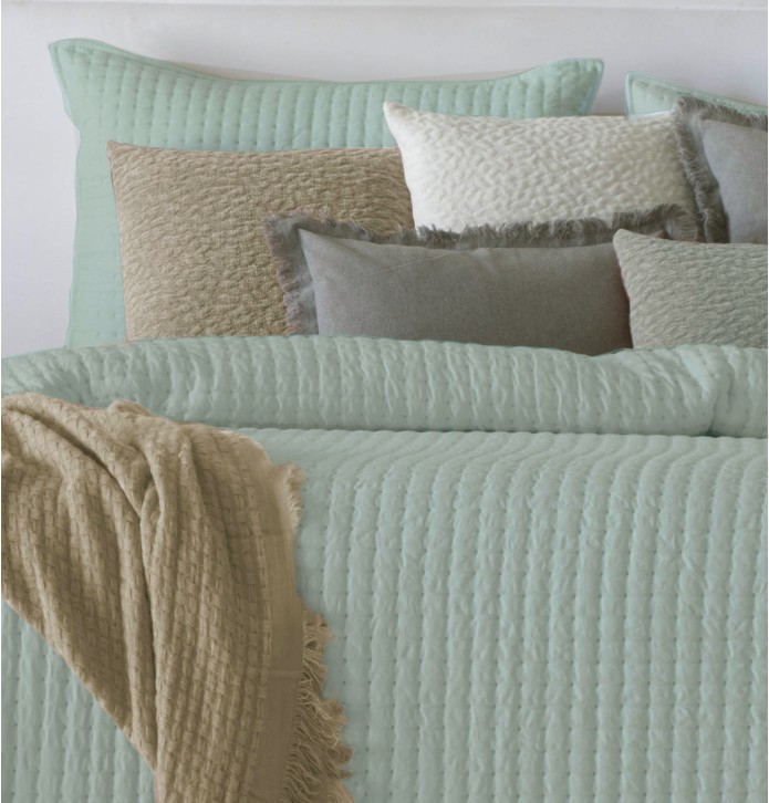 Boutis Azara vert Antilo - Blancollection