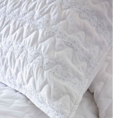 Couvre lit Lorea blanc Antilo