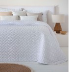 Couvre lit Lorea blanc Antilo