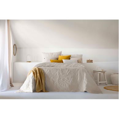 Couvre lit matelassé Mireya beige Antilo