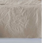 Couvre-lit matelassé Mireya beige Antilo - Blancollection