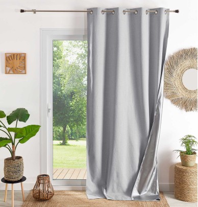 Rideau isolant Climatic gris Qabane