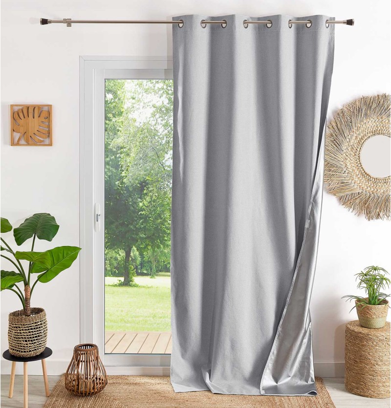 Rideau isolant Climatic gris Qabane