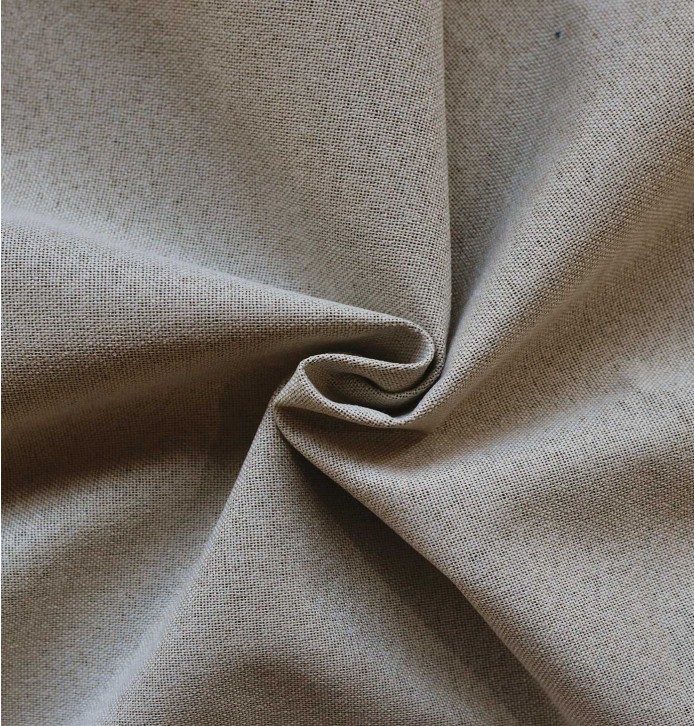 Rideau occultant Midnight taupe Qabane- Blancollection