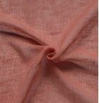 Voilage étamine Matière rose thé Qabane - Blancollection