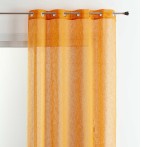 Voilage étamine Matière ocre Qabane - Blancollection