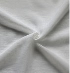 Voilage étamine Matière blanc Qabane - Blancollection