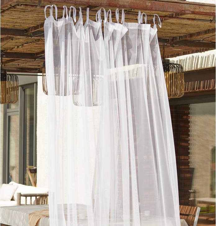 Voilage moustiquaire Mosquito Qabane - Blancollection