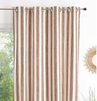 Rideau Landes terracota Qabane - Blancollection