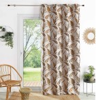 Rideau jacquard Brasilia ocre Qabane