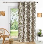 Rideau jacquard Brasilia kaki Qabane