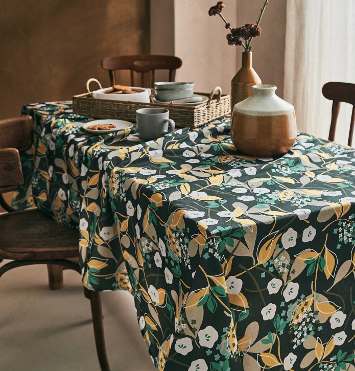 Nappe coton enduite Carambole Nydel