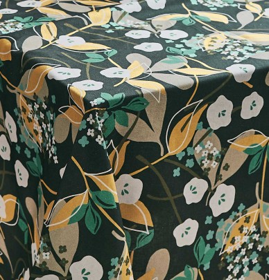 Nappe coton enduite Carambole Nydel