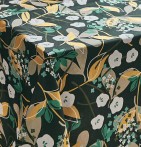Nappe coton enduite Carambole Nydel - Blancollection
