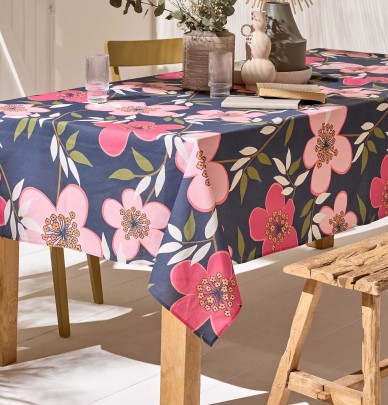 Nappe coton enduite Polynésie Nydel