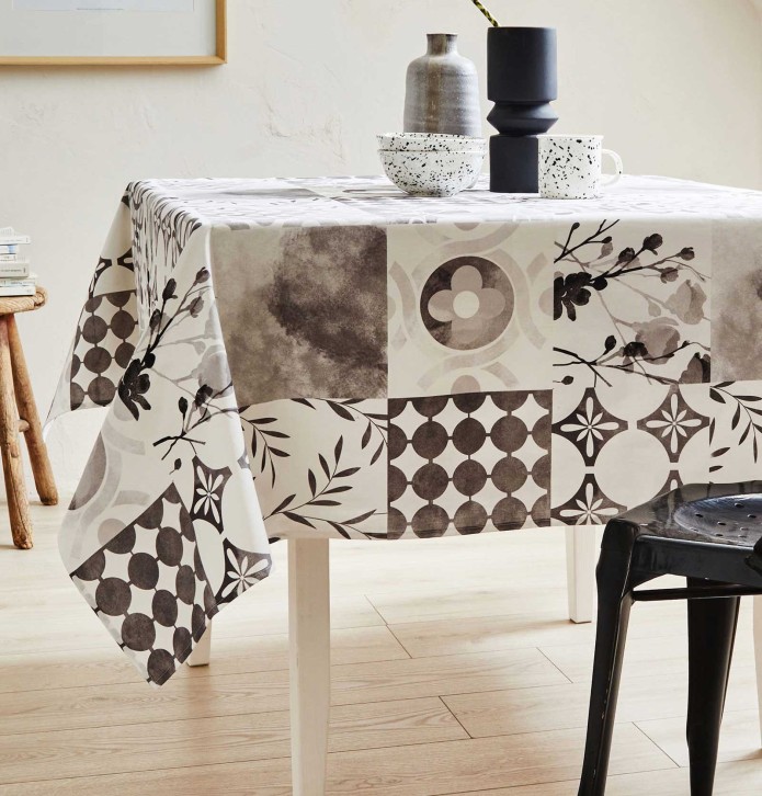 Nappe coton enduite PVC Estampe Nydel