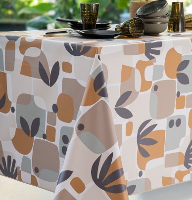 Nappe toile cirée Colorblock Calitex