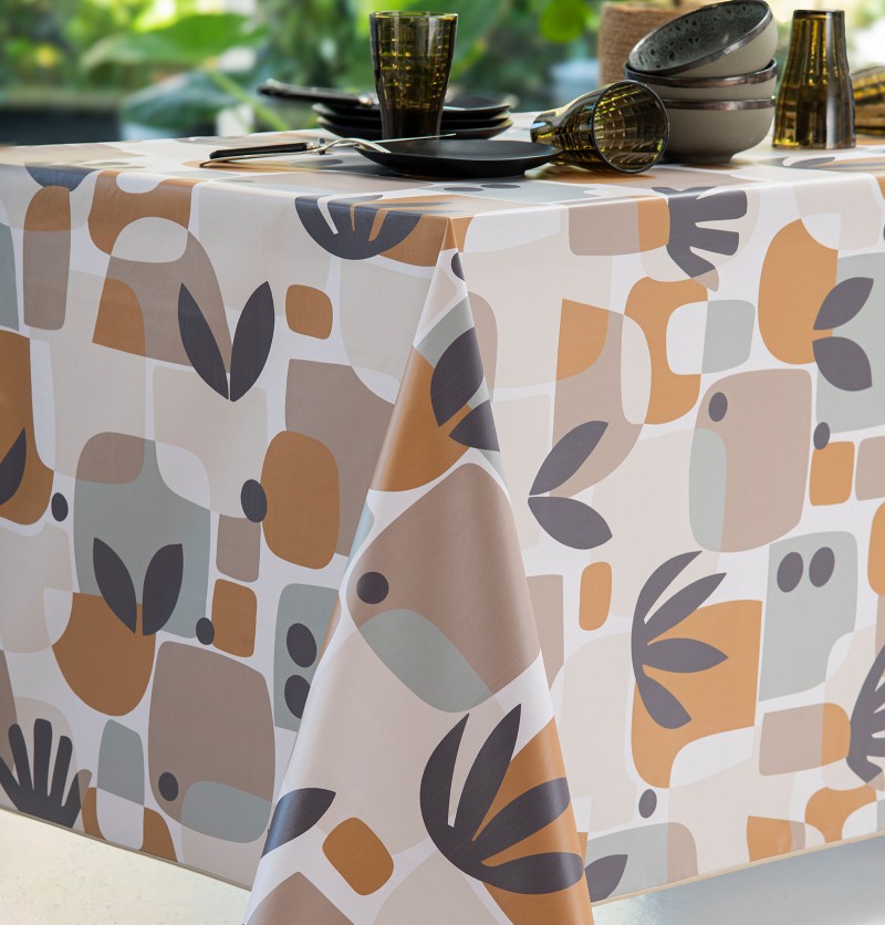 Nappe toile cirée Colorblock Calitex