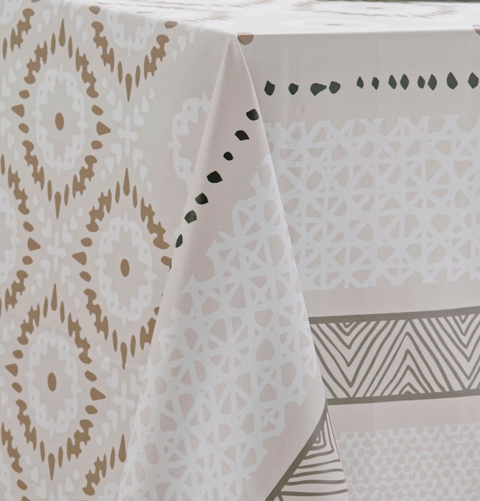 Nappe toile cirée Ottawa Calitex - Blancollection