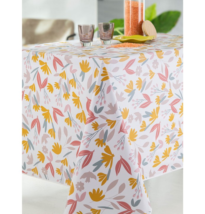 Nappe toile cirée Ava Calitex - Blancollection