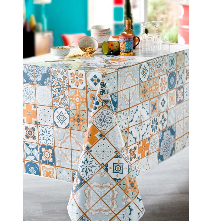 Nappe toile cirée Zao Calitex - Blancollection