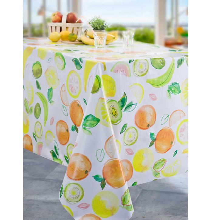 Nappe polyester Citronade Calitex - Blancollection