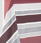 Nappe polyester Rayures Calitex - Blancollection