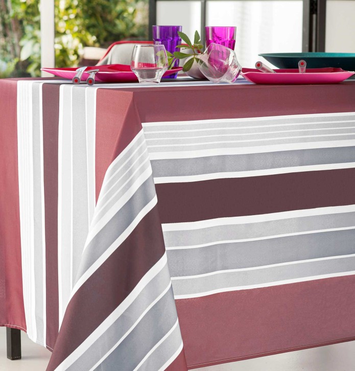 Nappe polyester Rayures Calitex