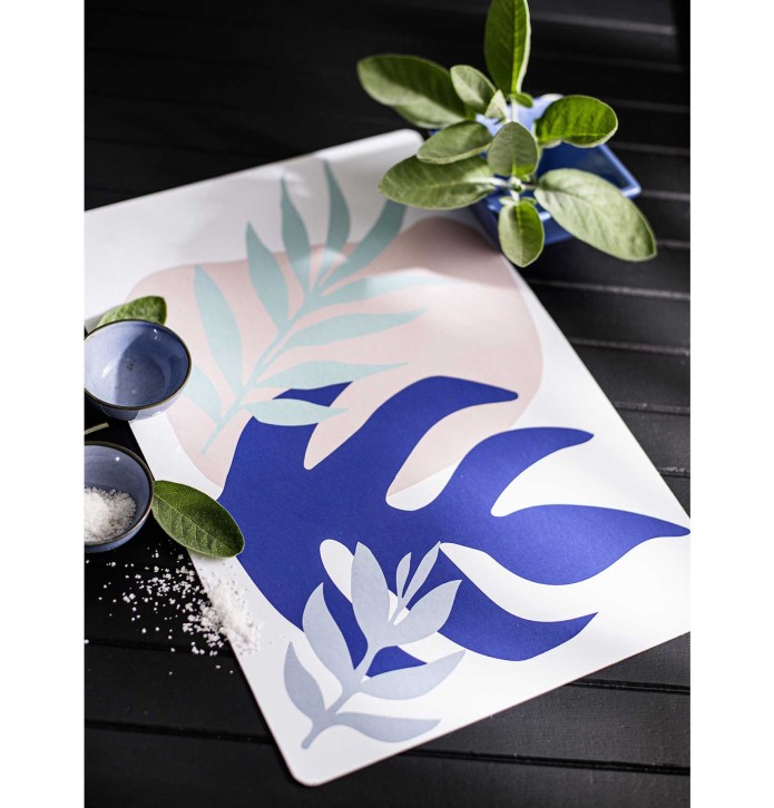Lot de sets de table Peaceful Tropic Calitex - Blancollection