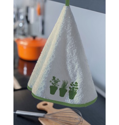 Torchon rond Aromatique Calitex