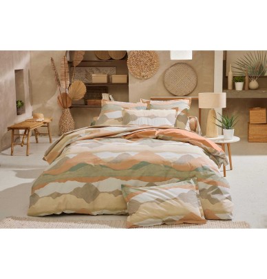 Drap percale Land craie Tradilinge