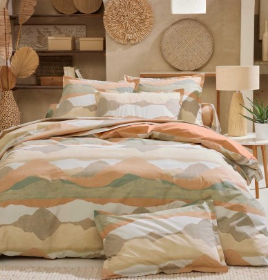 Drap percale Land craie Tradilinge