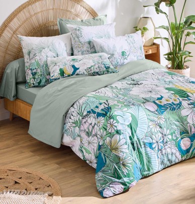 Housse de couette percale Bali Tradilinge