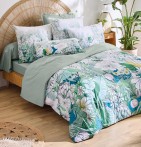 Drap housse percale melba Tradilinge - Blancollection