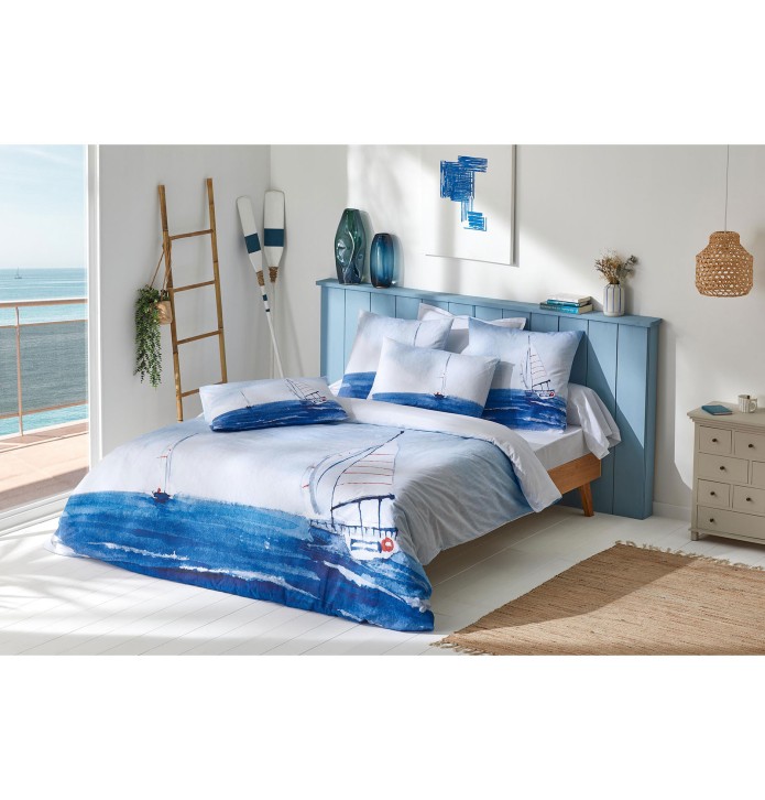 Drap housse percale blanc Tradilinge - Blancollection