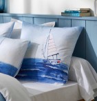 Parure de lit percale Régate Tradilinge - Blancollection