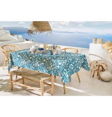 Nappe enduite Eva blue Tradilinge