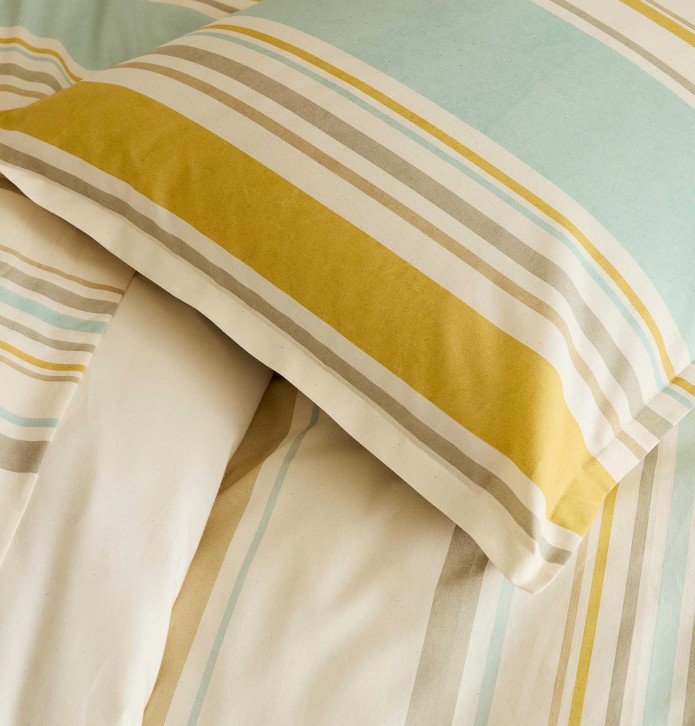 Housse de couette Hugo faïence Tradilinge - Blancollection
