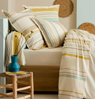 Drap housse coton écru lavé Tradilinge