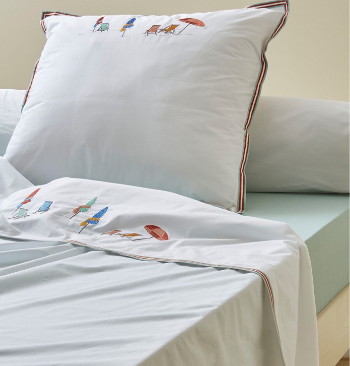 Drap percale Plein Soleil Sylvie Thiriez