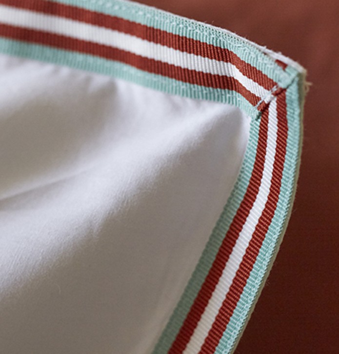 Taie d'oreiller percale Plein Soleil Sylvie Thiriez - Blancollection