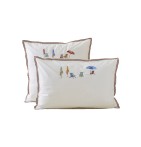 Taie d'oreiller percale Plein Soleil Sylvie Thiriez - Blancollection