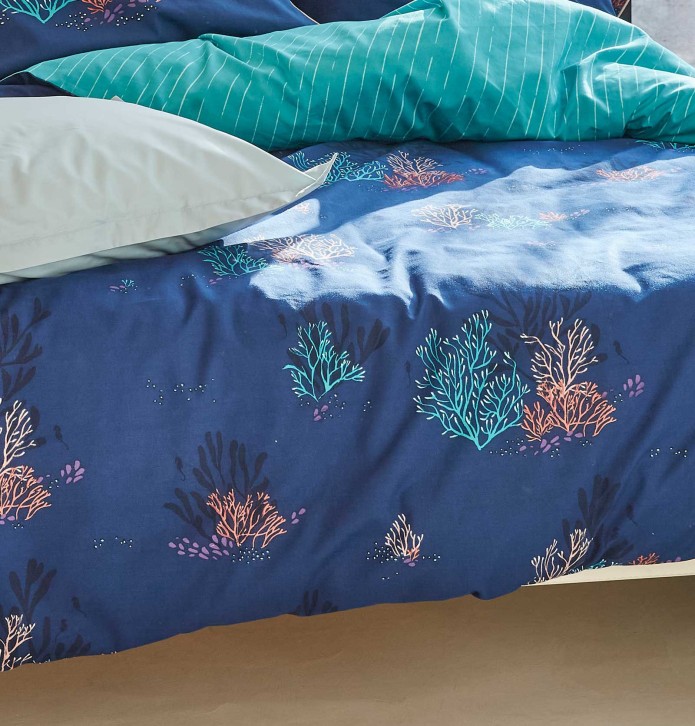 Housse de couette Océan Sylvie Thiriez - Blancollection