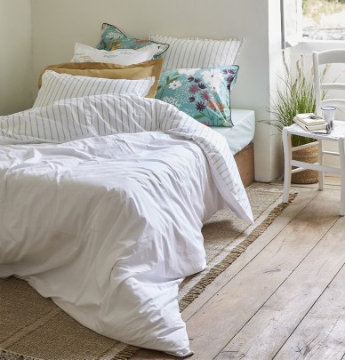 Housse de couette percale Au Fil de l'Eau Sylvie Thiriez