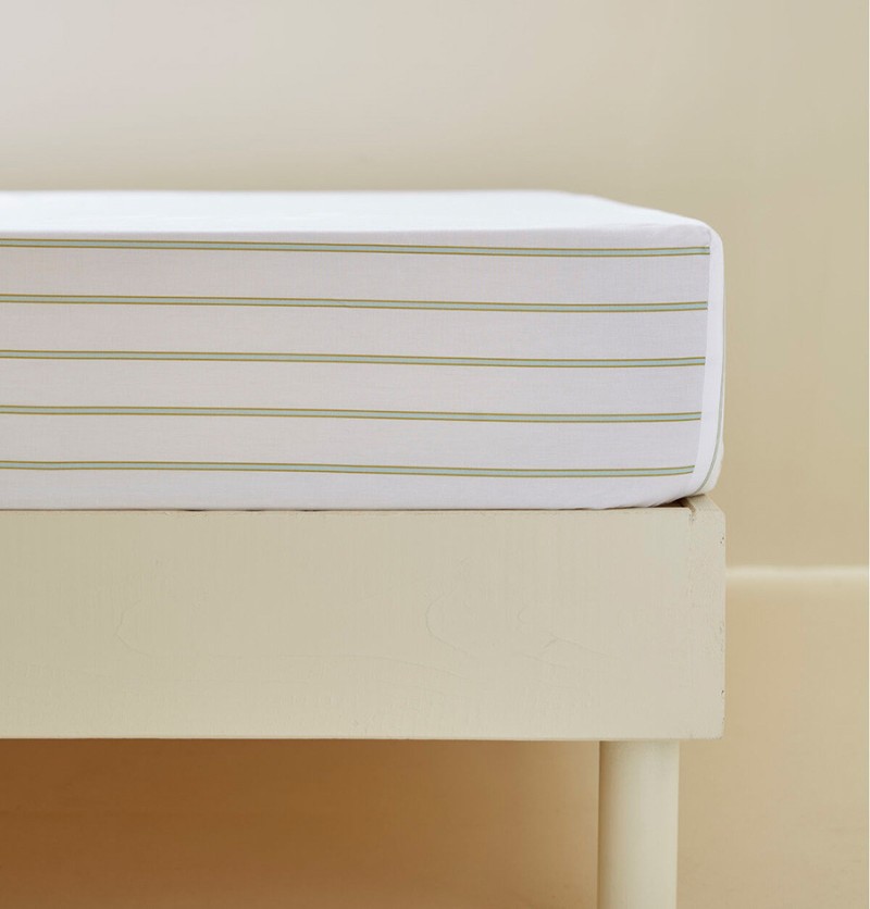 Drap housse percale Au fil de l'eau Sylvie Thiriez