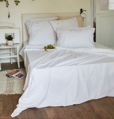 Taie d'oreiller percale Jolis Coeurs Sylvie Thiriez