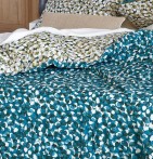 Parure de lit percale Ricochet Sylvie Thiriez - Blancollection
