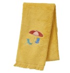 Serviette de toilette Plein Soleil mangue Sylvie Thiriez