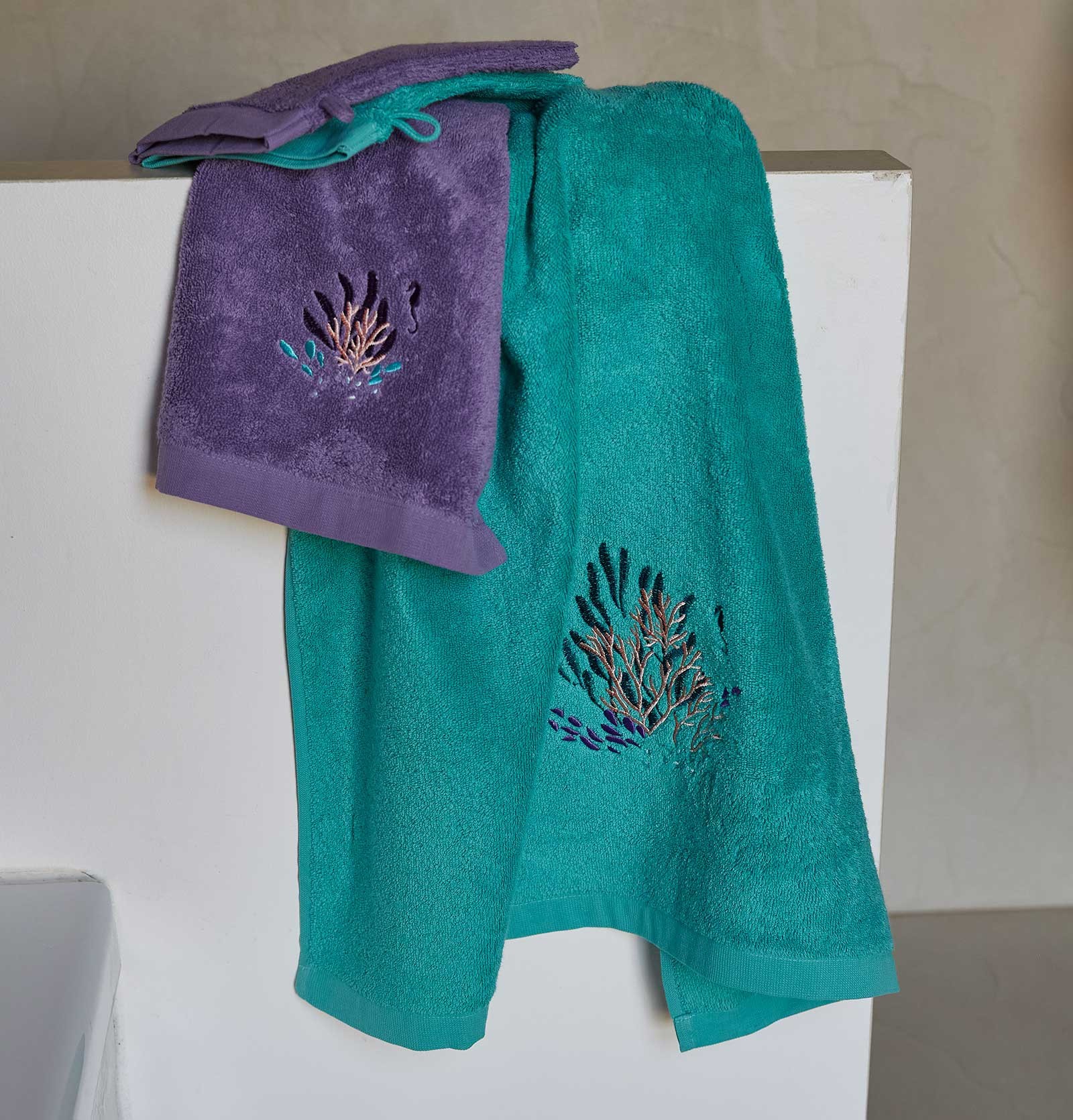 Lot De 2 Serviettes De Séchage En Microfibre Pour Voiture Gris Violet