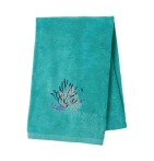 Drap de douche Océan aqua Sylvie Thiriez